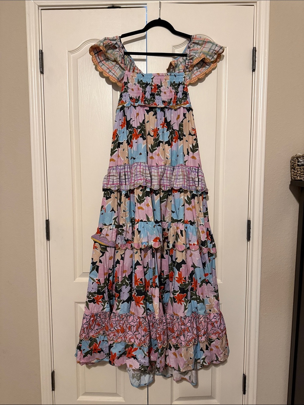 Celia B Floral Tiered Maxi Dress